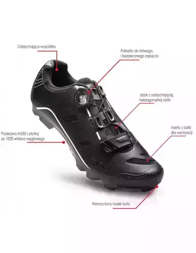 Buty rowerowe MTB F-75.II Carbon FLR