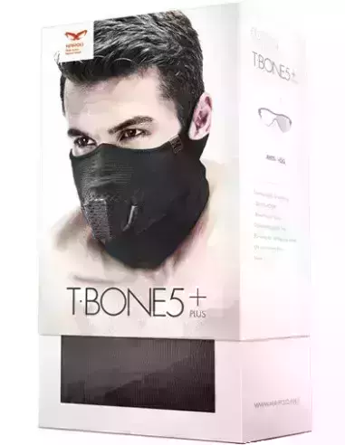 Maska sportowa z usztwnieniem T-BONE 5+ Naroo