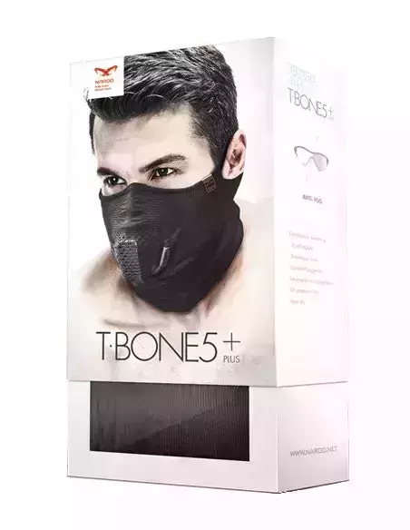 Maska sportowa z usztwnieniem T-BONE 5+ Naroo