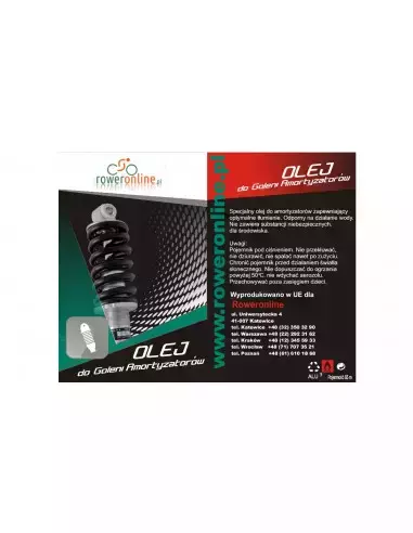 Olej do amortyzatorów rowerowych
