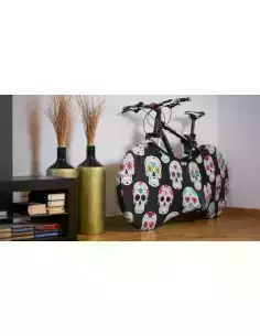 Uniwersalny pokrowiec rowerowy Velosock Triathlon Skulls 2