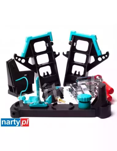 Imadło do nart zjazdowych Profi z uchwytem pionowym Kunzmann