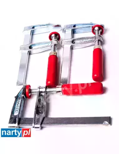 Imadło do nart zjazdowych Profi z uchwytem pionowym Kunzmann