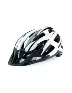 Alpina FB 2.0 Flash kask rowerowy z lampką - Biało-Czarny