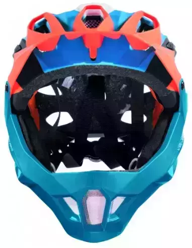 Kask rowerowy do Downhillu Carapax Alpina - Orange Blue