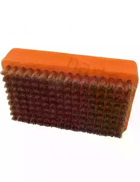 Szczotka do ślizgów narciarskich - włosie brąz