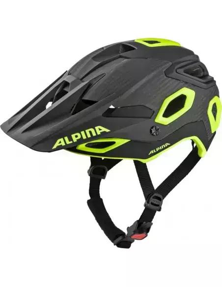 Kask rowerowy Rootage black-neon-yellow 52-57 Alpina