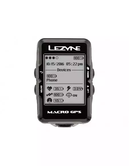 Komputer rowerowy (licznik) Macro GPS HR Loaded Lezyne