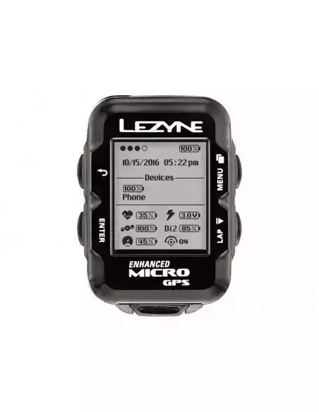 Komputer rowerowy (licznik) Micro GPS HRSC Loaded Lezyne