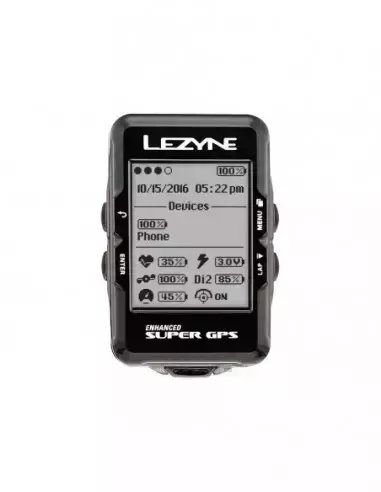 Komputer rowerowy (licznik) Super GPS HR Loaded Lezyne