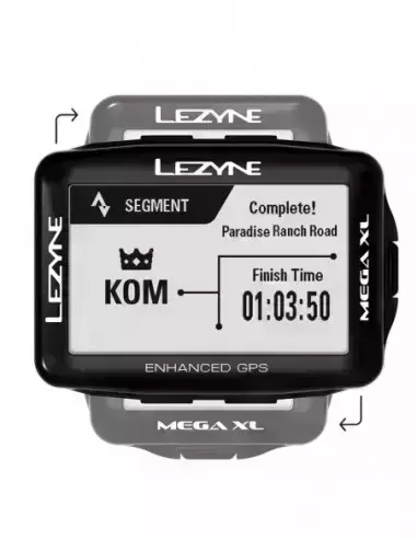 Komputer rowerowy (licznik) Mega XL GPS HRSC Loaded Lezyne