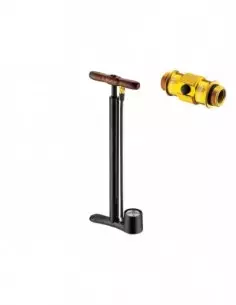 Pompka rowerowa podłogowa Steel Travel Floor Drive ABS Flip Thread Chuck 160psi Lezyne