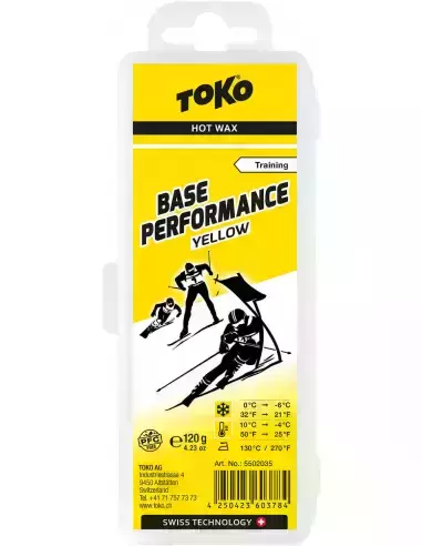 Smar narciarski Base Performance Hot Wax yellow 120g Toko