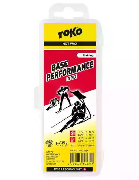Smar narciarski Base Performance Hot Wax red 120g Toko