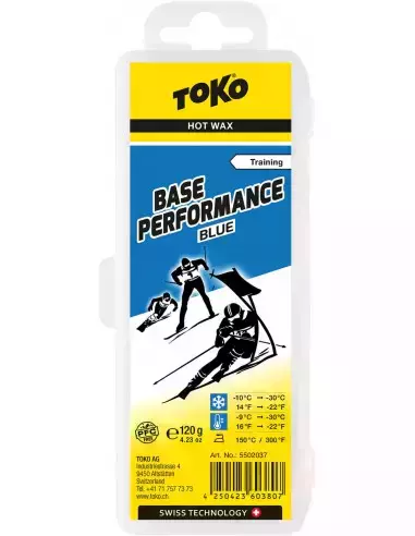 Smar narciarski Base Performance Hot Wax blue 120g Toko