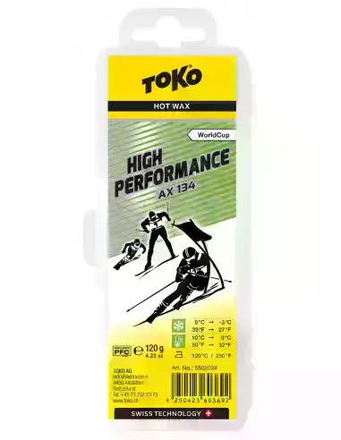 Smar narciarski High Performance Hot Wax AX 134 120g Toko