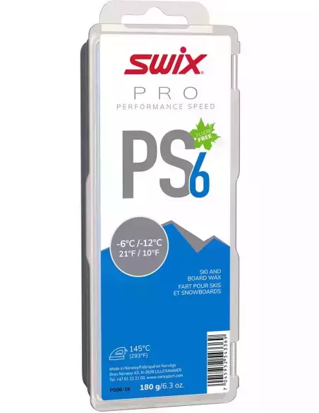 Smar narciarski Ps6 Niebieski 180g Swix
