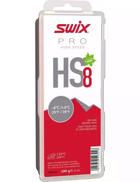 Smar narciarski Hs8 Czerwony 180g Swix