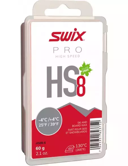 Smar narciarski Hs8 Czerwony 60g Swix