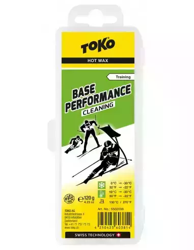Smar narciarski Base Performance Hot Wax cleaning 120g Toko