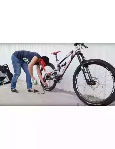 Pompka rowerowa ręczna Micro Floor Drive HV ABS 90psi 300mm Lezyne