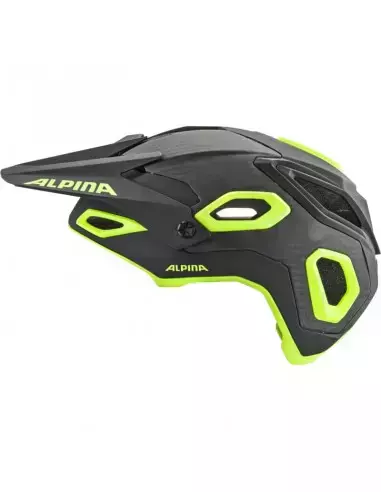 Kask rowerowy Rootage black-neon-yellow 52-57 Alpina