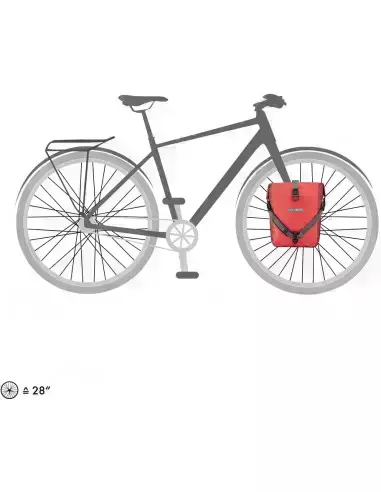 Sakwy rowerowe Ortlieb Sport-Roller Plus signalred-chili 25l
