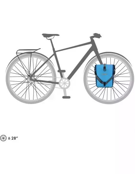 Sakwy rowerowe Ortlieb Sport-Roller Plus dusk blue-denim 25l