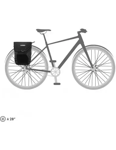 Sakwa rowerowa tylna do e-bików E-Mate Ortlieb 16l black