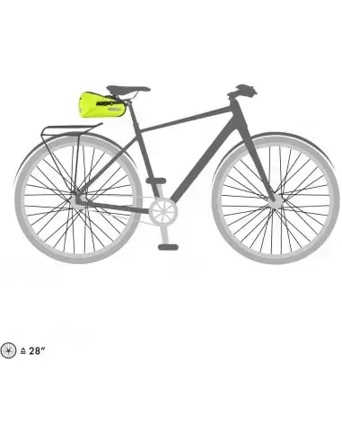 Torba rowerowa podsiodłowa Saddle-Bag Two high visibility neon yellow Ortlieb