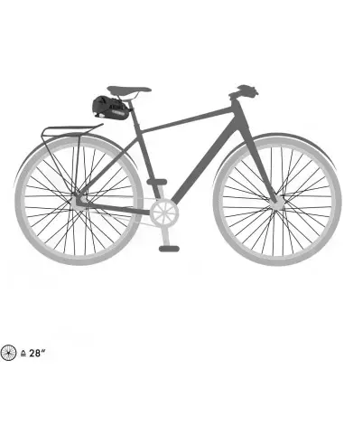Torba rowerowa podsiodłowa Saddle-Bag Two black 1,6l Ortlieb