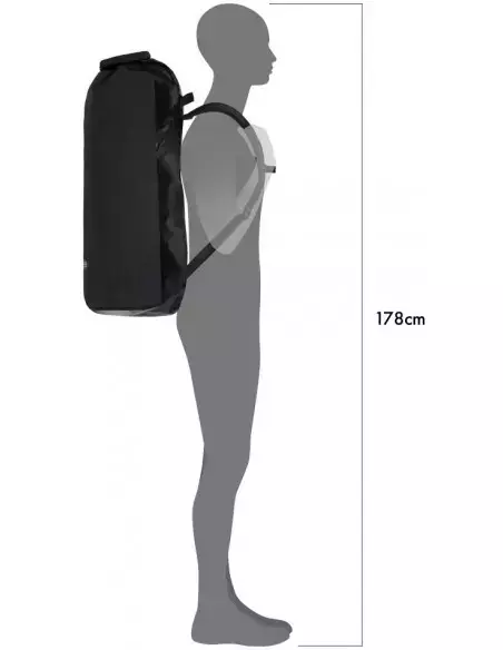 Worek prodóżny z szelkami Ortlieb X-Plorer PD620 black 35l