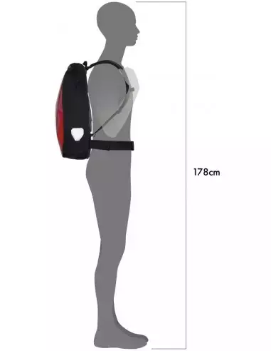 Plecak rowerowy Messenger Bag Ortlieb 39l red-black
