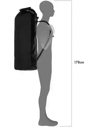 Duży plecak turystyczny Ortlieb X-Tremer czarny 113l