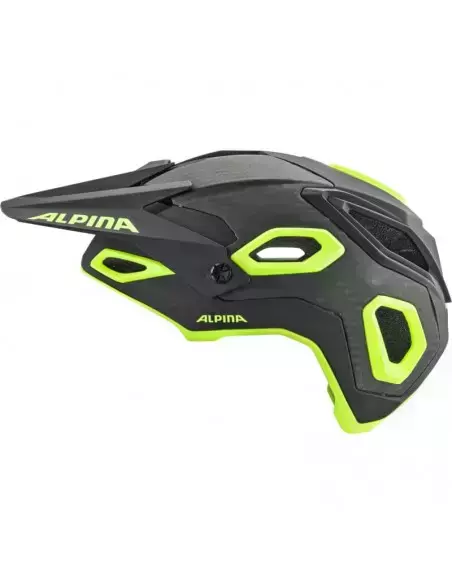 Kask rowerowy Rootage black-neon-yellow 57-62 Alpina