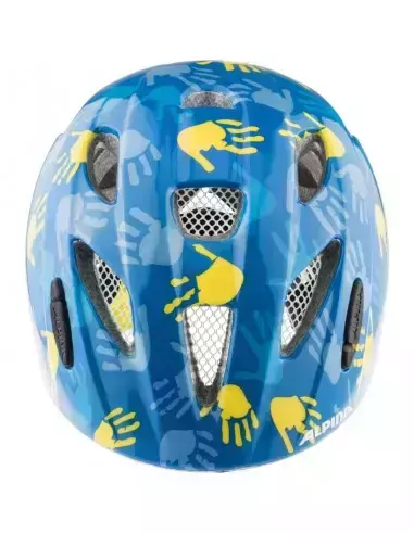 Kask rowerowy Ximo Blue Hands błyszczący 47-51 Alpina