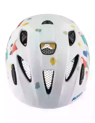 Kask rowerowy Ximo White bear błyszczący 49-54 Alpina