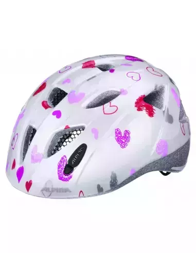 Kask rowerowy Ximo White hearts 47-51 Alpina