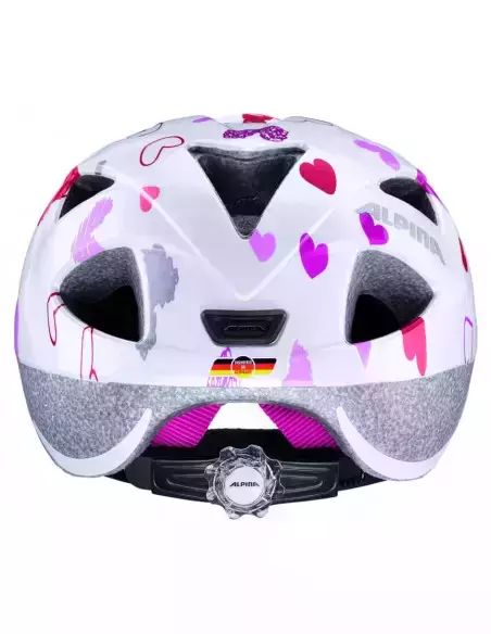 Kask rowerowy Ximo White hearts 47-51 Alpina