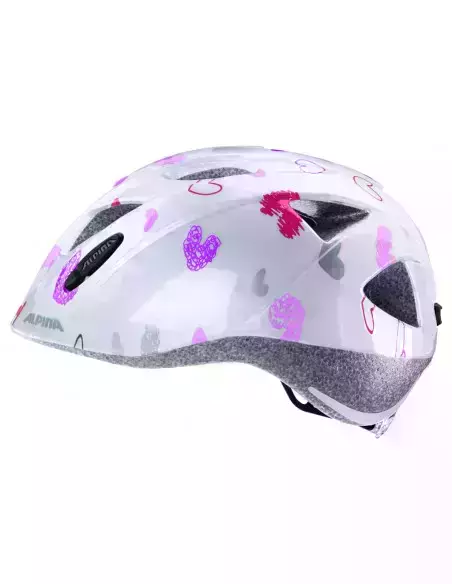Kask rowerowy Ximo White hearts 47-51 Alpina