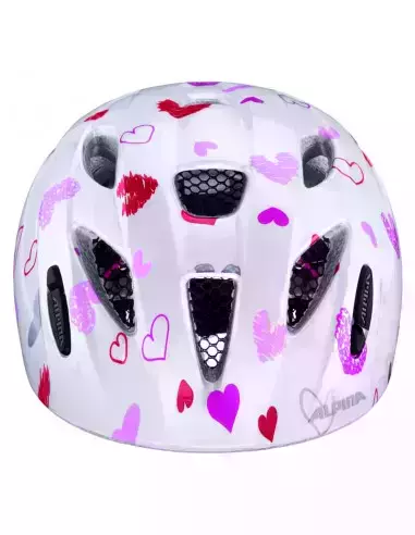 Kask rowerowy Ximo White hearts 49-54 Alpina