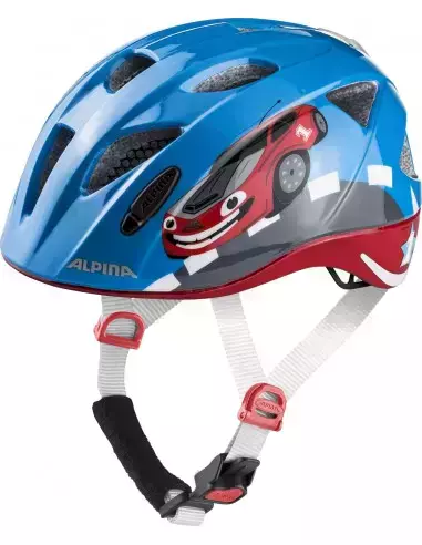 Kask rowerowy Ximo Flash red car 49-54 Alpina