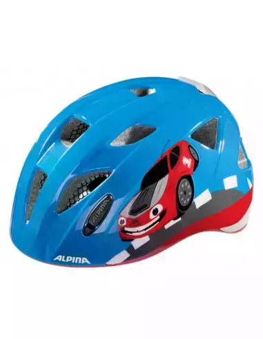 Kask rowerowy Xino Flash red car 49-54 Alpina
