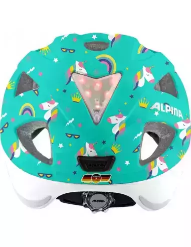 Kask rowerowy Ximo Flash unicorn 49-54 Alpina