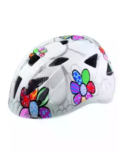 Kask rowerowy Ximo Flash white flower 47-51 Alpina