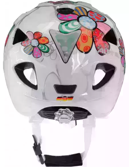 Kask rowerowy Ximo Flash white flower 47-51 Alpina