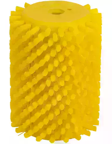 Szczotka obrotowa do nart TOKO - żółty nylon