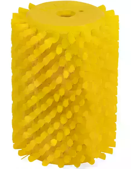 Szczotka obrotowa do nart TOKO - żółty nylon