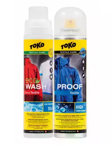 Zestaw do prania Toko Eco Textile Wash + Textile Proof 2*250ml