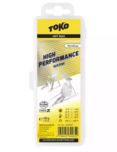 Smar narciarski High Performance Hot Wax warm 120g Toko - triple X